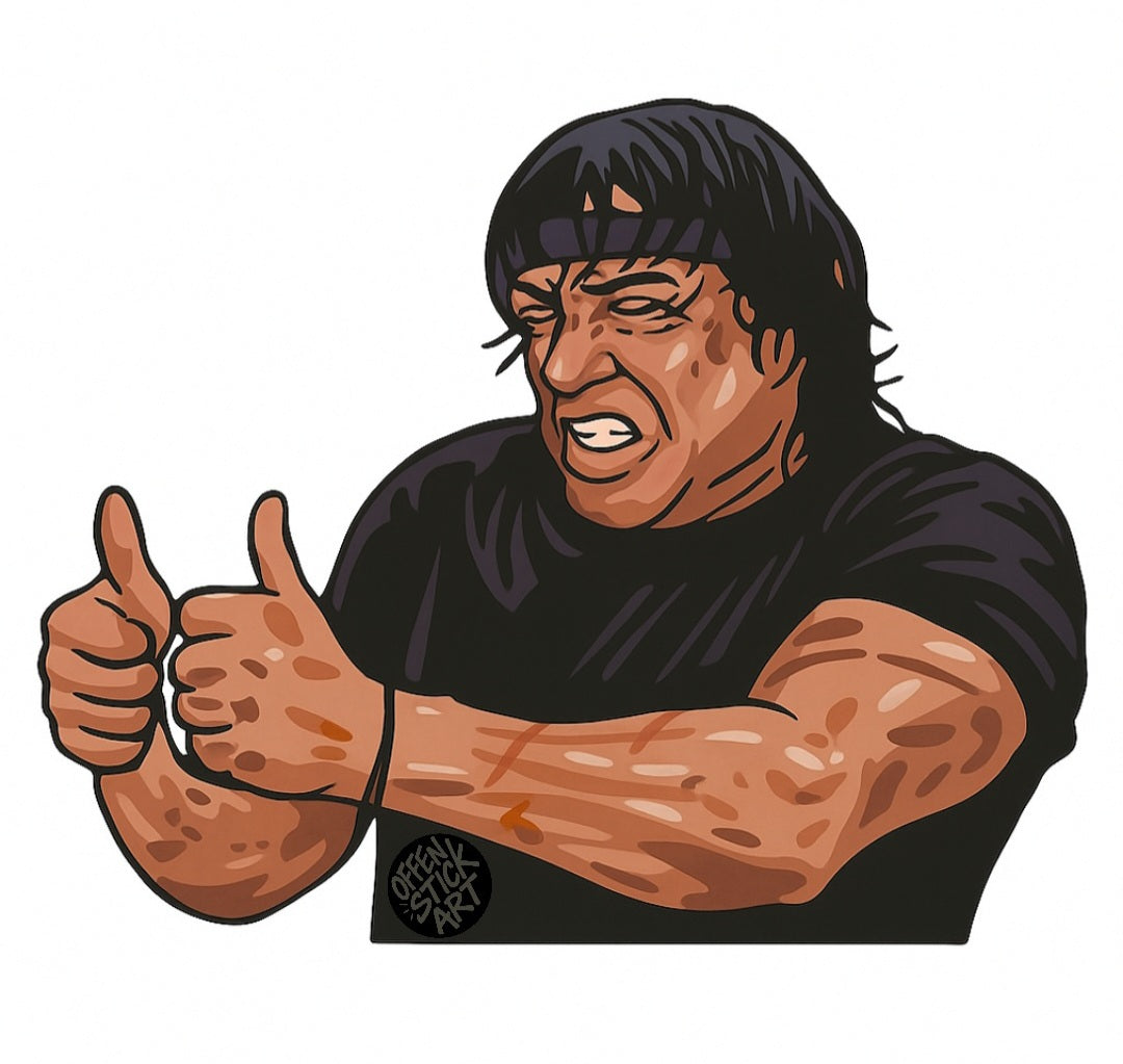 Thumbs Up Rambo - Vinyl Sticker