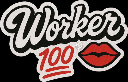 Tony Johns Worker 💯 💋 - Vinyl Sticker