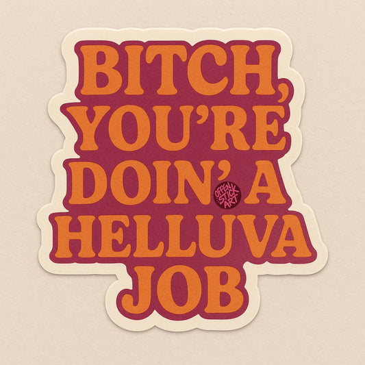 Helluva Job 2 - Vinyl Sticker